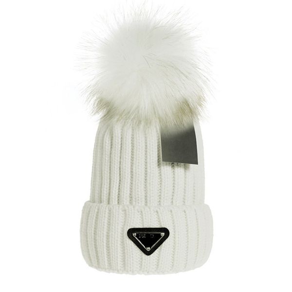 2023 venda quente luxo cashmere chapéu de malha designer loewf gorro boné masculino inverno casual lã quente chapéu pa03