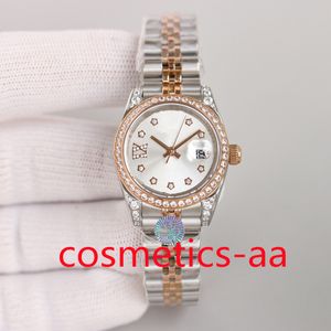 2023 Vendedor caliente Reloj para mujer Relojes para hombre de 31 mm Movimiento automático Oro Acero inoxidable Mujer 2813 Movimiento Diamante Bisel Señora Relojes de pulsera