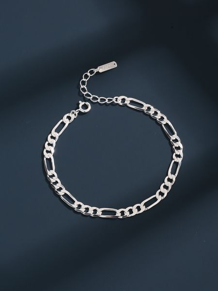 2023 Accessoires de vente chaude Bracelets européens et américains Artisanat simple Mode Polyvalent Populaire Bracelet en argent S925