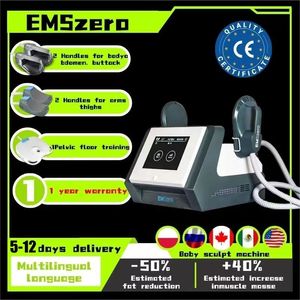 2023 Vente chaude EMS Machine RF DLS-EMSLIM Neo Body Shaping Machine Stimulation musculaire électromagnétique Amincissant 14 Tesla Fat Reduction and Shaping Beauty Instrument