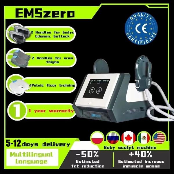 2023 Vente chaude EMS Machine RF DLS-EMSLIM Neo Body Shaping Machine Stimulation musculaire électromagnétique Amincissant 14 Tesla Fat Reduction and Shaping Beauty Instrument