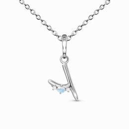 2023 Vente à chaud S925 Lettre en argent sterling y collier pendentif en pierre de lune en Europe et en Amérique, Fashion de conception des femmes bijoux polyvalents