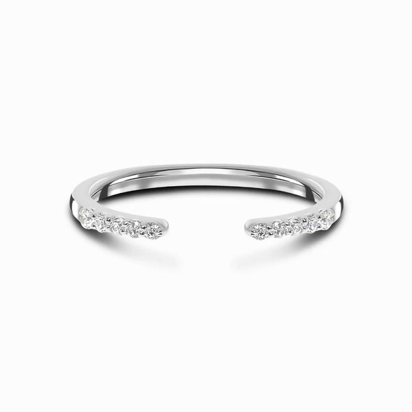 2023 Hot Sell S925 Sterling Silver Micro Zircon Open Adjustable Anneau avec conception élégante et luxe simple