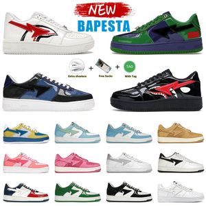 2023 HOT SK8 STA MENS Dames hardloopschoenen Camo Shark Black White Green Red Orange Casual Shoes Camouflage Trainers Sports sneakers 36-45