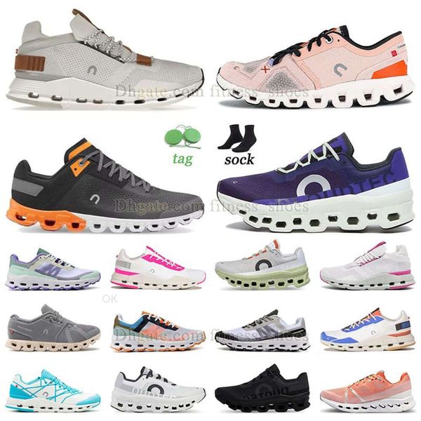 2023 Hot Top Chaussures de course sur Cloud X 3 Rose Sable Cloudnova Blanc Perle Marron Cloudflow 3.0 Noir Curcuma Cloudmonster Acai Violet Jaune Hommes Femmes Baskets Baskets