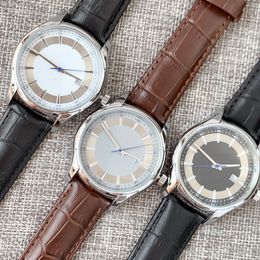 2023 Hot Vintage Quartz Classic Markers Relógio masculino Relógios de grife de luxo Neutros Relógios simples de 41 mm