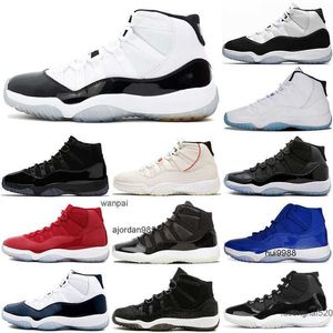 2023 hotting original 11s chaussures de basket-ball hommes 11 25e anniversaire Gamma Blue Bred High Concord 23 45 Espace Prom Night Platinum Tint JORDON JORDAM