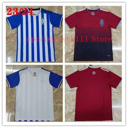 2023 Huelva Recreativo Voetbalshirts Camisetas de futbol 23 24 Menosse Anton Mesa Cayetano Montoro Vazquez Diaz thuis weg voetbalshirts