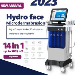 2023 Hydrafaical Microdermabrasion Diamant Dermabrasion Jet Peeling Machine Hydro Face Peel Skin Care schoonheidsinstrument