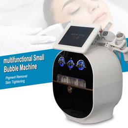 Máquina hidrofacial 2023 Aqua Peeling dermoabrasión Hydra tratamientos faciales/h2o2 6 en 1 hidrofaciales con pulverizador de oxígeno transparente profundo