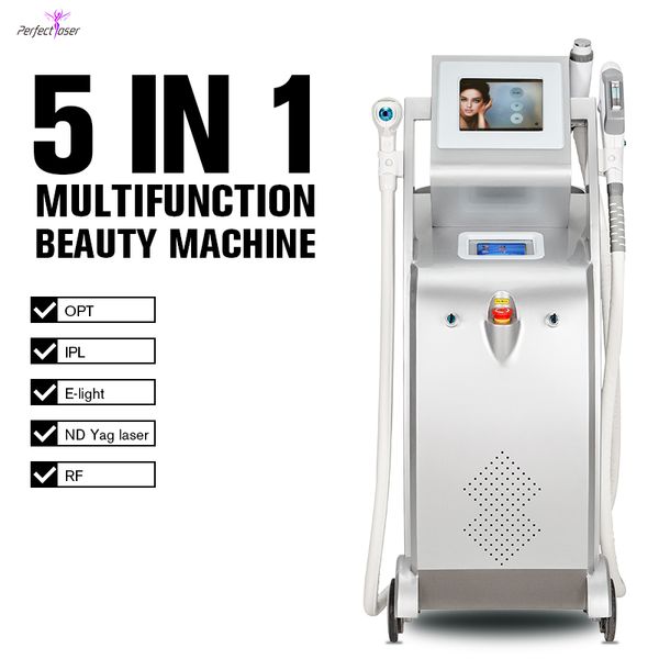2023 IPL Nd Yag Laser Machine multifonctionnelle Dispositif d'épilation Enlèvement de tatouage Traitement de l'acné pigmentée Équipement de levage du visage Machine de beauté