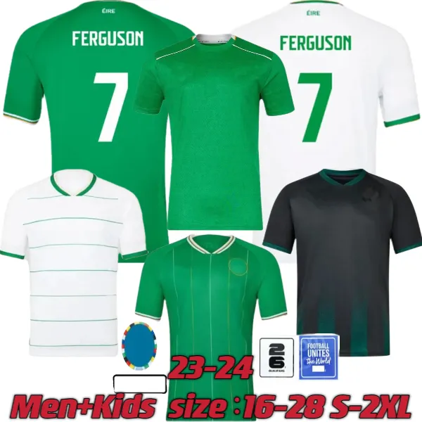 2023 2024 2025 Irlande Home Third Soccer Jerseys Kit DOHERTY DUFFY 23 2024 Équipe nationale Egan Brady Keane Hendrick McClean Chemise de football Hommes Enfants Taille 16-28 S-2XL