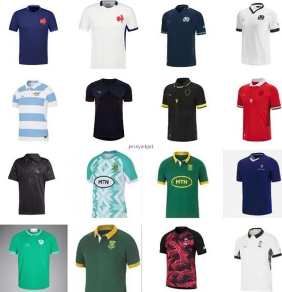 2023 Maillot de rugby Irlande 22 23 Ecosse Anglais Angleterre du Sud Royaume-Uni Africain à domicile ALTERNATE Africa rugby shirt taille chinois