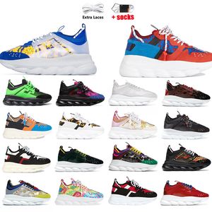 2023 Italie Chaîne Designer Chaussures Top Qualité Reaction baskets triple noir blanc daim multicolore Hauteur Réfléchissant Luxe Femmes Hommes Designer Baskets Eur 36-45