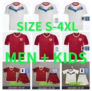 XXXL 4XL 2024 2025 Venezuela Soccer Jerseys équipe nationale SOTELDO SOSA RINCON CORDOVA CASSERES BELLO JA.MARTINEZ RONDON GONZALEZ 24 25 football hommes enfants chemise