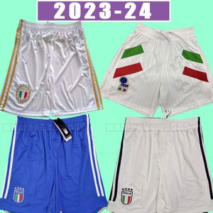 2023 Italië Voetbalbroek Fans speler Versie Maglie Da Calcio TOTTI VERRATTI CHIESA Italia 23 24 Heren Voetbalbroek T LORENZO Man Kit thuis weg volwassen ICON 125TH