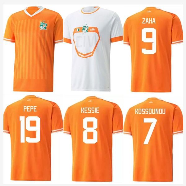 2023 Maillots de football de l'équipe nationale de Côte d'Ivoire 2024 DROGBA HALLER CORNET KESSIE ZAHA BAILLY BOLY kit version fan maillot de football