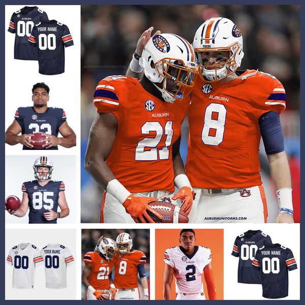 2023 Maillot de football Jackson Barkley Auburn Tigers Zykeivous Walker Payton Thorne Hank Brown John Colvin Justin Rogers Maillots Auburn cousus sur mesure pour hommes