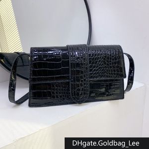 2023 jacquemas crossbody Grensoverschrijdende hoogwaardige steenpatroon buitenlandse stijl kleine vierkante tas brief damestas enkele schouder crossbody handtas tas