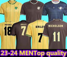 2023 Maillots de football nationaux de la Jamaïque 23/24 BAILEY ANTONIO REID Chemise NICHOLSON MORRISON LOWE Uniforme de football Chemise d'entraînement d'avant-match Joueur de fans