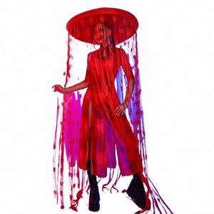 2023 Costumes de danse jazz pour femmes tenues rouges style chinois hip hop danse performance vêtements rave scène festival porter DQS12716 G7aT #