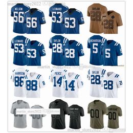 2023 Jersey 1 Pat McAfee 19 Johnny Unitas 87 Reggie Wayne 88 Marvin Harrison 99 DeForest Buckner 23 Kenny Moore II 90 Grover Stewart 14 Alec Pierce 80 Jelani Woods