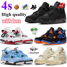 Jumpman 4S 2023 J4S OG 2022 Men Dames Basketbalschoenen 4 4S Red Thunder Sail Black Cat White Oreo Pure Money Infrared Zen Master Metallic Purple Cool Gray