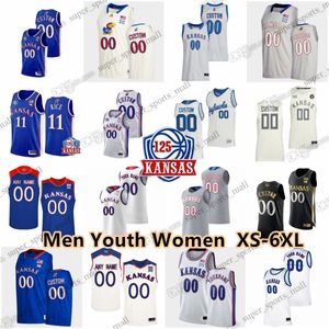 2023 Kansas Jayhawks camisetas de baloncesto Bronny 1 Hunter Dickinson 23 Ernest Udeh Jr. 21 Zach Clemence 13 Wilt Chamberlain 35 Zuby Ejiofor 3 Dajuan Harris Jr. Adams 150