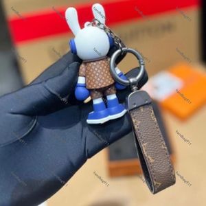 2023 Keychain Key Chain Buckle Lovers Car Keychain Handmade Lederen Keychains Men Women Tassen Paarhangaccessoires 5 Kleur 65221