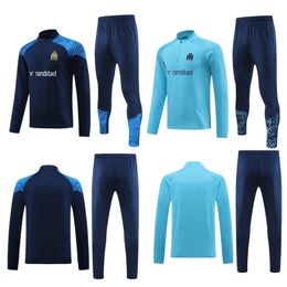 2023 Survêtement enfants et adultes MILIK PAYET Marseille survetement fottball Training suit veste maillot 23 24 OM homme survêtement football jogging ensemble