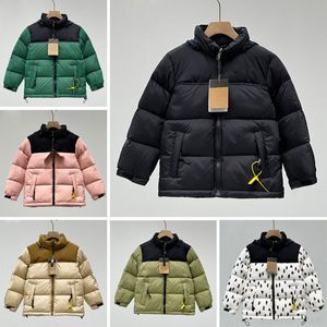 2023 Enfants Manteau Hildren NF Down North Designer Face Veste d'hiver Garçons Filles Jeunes en plein air Parka chaude Noir Puffer Vestes Lettre Imprimer Vêtements d'extérieur