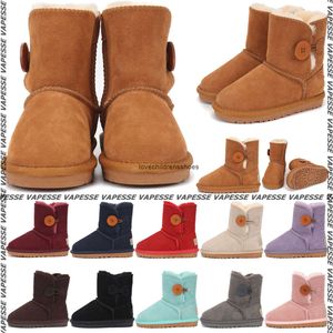 2023 Zapatos para niños Niños Niña Zapato Niño Botas de nieve de cuero genuino Botas para niños pequeños con arcos Calzado para niños Zapatillas de deporte para niñas Diseñador Juvenil H8RE #