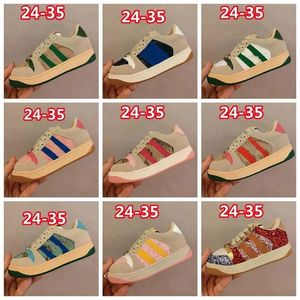 2023 Chaussures pour enfants marque designer garçons sport sneaker tout-bas des filles pour enfants enfants enfants entraîneurs ruissellement bébé noir noir rose rose extérieur