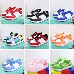 kinderschoenen peuters panda lage jeugd sneakers meisjes jongens hardloopschoen Universiteit blauw roze trainers zwart kind ontwerper zuigelingen baby maat Eur 22-35