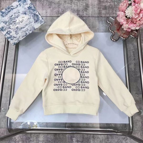 2023 Enfants Sweats Garçons Filles Hoodies Lâche Mode Lettre Vague Imprimé Streetwear Hiphop Pull Tops Enfants Casual Sweat Bébé Vêtements