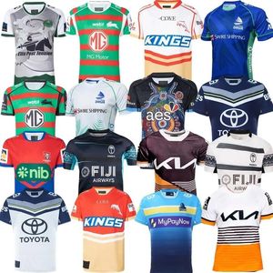 2023 Knights Fijian Drua Rugby Jerseys Titans Dolphins Fiji South Sydney Rabbitohs Home Away Heritage North Queensland Inheemse shirts Size S-5xl