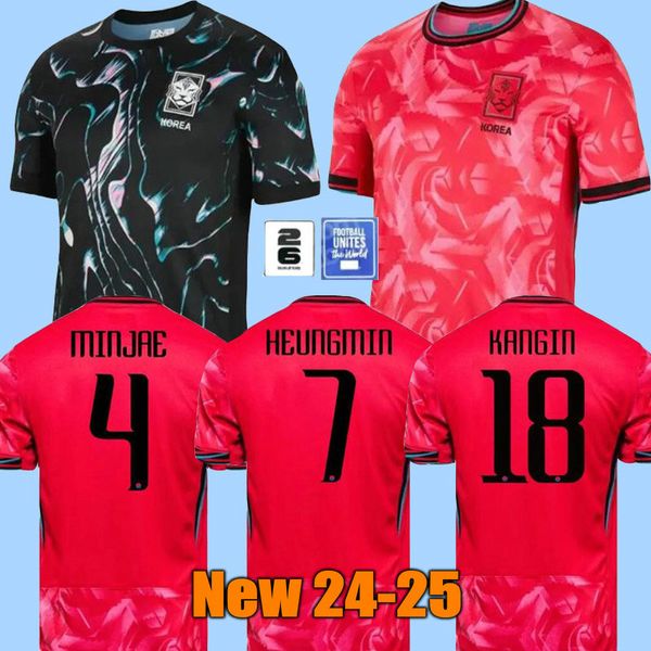 2024 2025 Corea del Sur Heungmin Kangin Heechan Soccer Jerseys Equipo nacional South Son Guesung Minjae Inbum Jaesung 24 25 Men Football Kids Camiseta