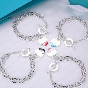 2023 Bracelet de chaîne pour dames Collier de luxe Designer Classic Heart Set 925 Link Girls Valentin's Day Love Gift Jewelry Wholesale A 2784