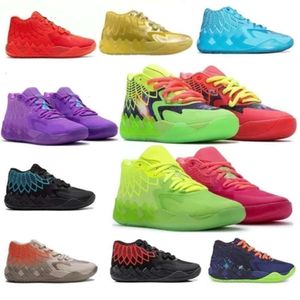 2023 Lamelo Ball MB 01 Basketbalschoenen Rood Groen Galaxy Paars Blauw Grijs Stad Melo Sportschoen Trainner Sneakers Geel Top Kwaliteit