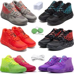 2023 Chaussure LaMelo LaMelo Ball 1 MB.01 Chaussures de basket-ball pour hommes Black Blast Buzz City LO UFO Not From Here Queen Citys Rick et Morty Rock Ridge Red Mens Trainer Sport Sneakers