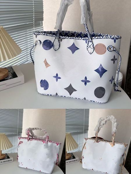 2023 grande capacité sac à provisions imprimé Designer sac à bandoulière Trick Street luxe sac à main grande lettre fleur L deux pièces ensemble portefeuille