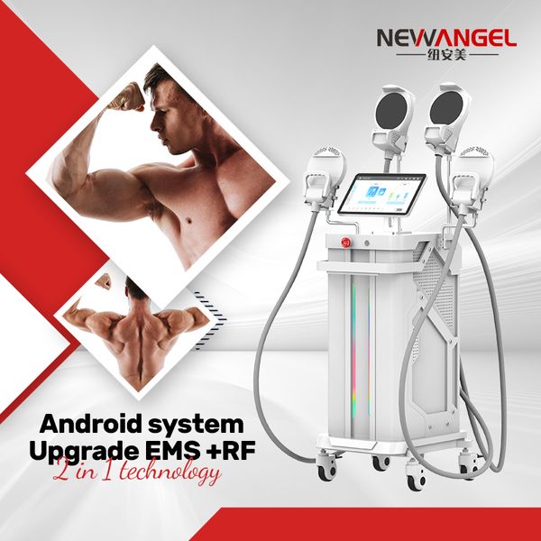 2023 última pantalla de Android emslimming la mejor máquina emslim hi-emt newangel ems machine