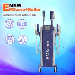 2024 Nieuwste Neo DLS-EMSlim EMSzero Rf 14 Tesla 2in1 Roller Massage Hi-Emt Machine met 4 Rf Handvatten Afslanken Spier voor Fitness