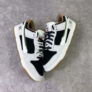 2023 Últimos zapatos de skate Dnks al aire libre Hombres Mujeres Duks Low 85 Logotipo doble Negro Blanco Diseñador Deportes casuales Zapatillas de deporte Tamaño US5.5-12