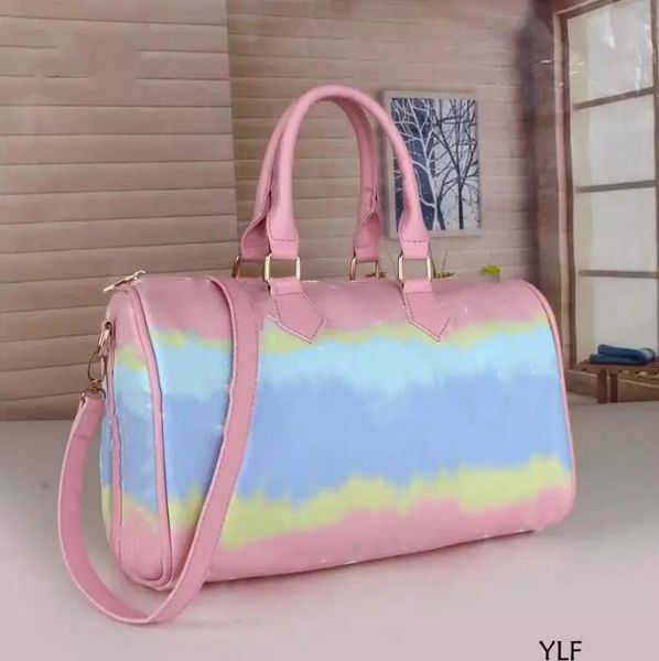 2023 Bolso con correa de cuero para bolso de mujer Monederos 33 18 20 cm Bolsas de velocidad