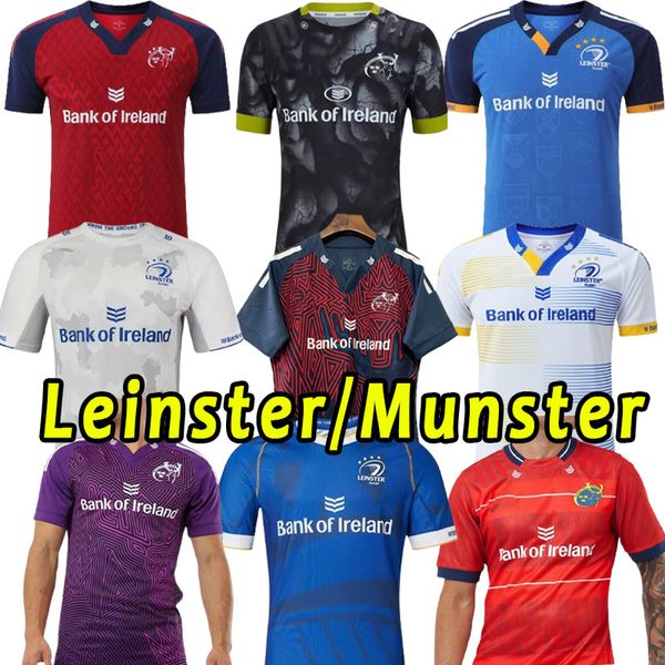 2023 Jerseys de rugby de Leinster Home Away European Irish Club Shirt Tize S-3xl 4xl 5xl Pink Polo Munster 2024 23 24