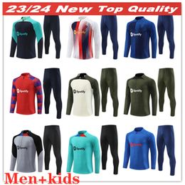 2023 Lewandowski Pedri Gavi Soccer Jerseys Tracksuit 23 24 FC Ansu Fati Ferran Raphinha Dest Football Jersey Shirt Training Men Kids Barca Kit Equipments