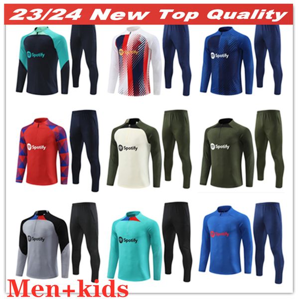 2023 LEWANDOWSKI PEDRI GAVI Soccer Jerseys Survêtement 23 24 FC ANSU FATI FERRAN RAPHINHA DEST Maillot de football Formation Hommes Enfants Kit Barca Équipements