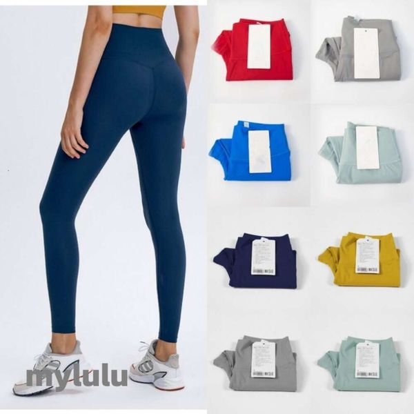 2023 LL Yoga lu leggings femmes shorts capris sport yoga pantalon sport fitness costume filles course leggings gym slim fit pantalon