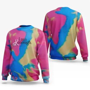 Sudadera con capucha de gran tamaño con estampado 3d de i Am Kenough Merch para hombre y mujer, sudadera de manga larga con cuello redondo, chándal informal, ropa divertida, 2023